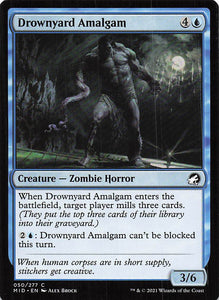 Magic The Gathering: Innistrad: Midnight Hunt EN: #50 Drownyard Amalgam