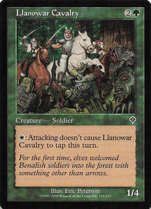 Magic The Gathering: Invasio EN: #195 Llanowar Cavalry