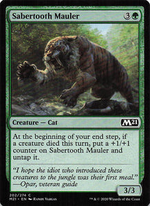 Magic The Gathering: Core Set 2021 EN: #202 Sabertooth Mauler