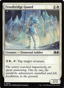 Magic The Gathering: Wilds of Eldraine EN: #14 Frostbridge Guard