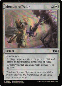 Magic The Gathering: Wilds of Eldraine Foil EN: #20 Moment of Valor