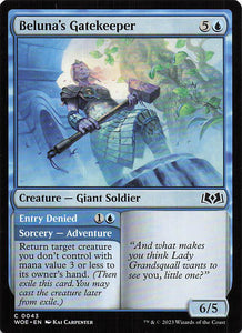 Magic The Gathering: Wilds of Eldraine EN: #43 Beluna's Gatekeeper