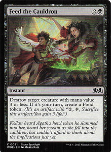 Magic The Gathering: Wilds of Eldraine EN: #91 Feed the Cauldron