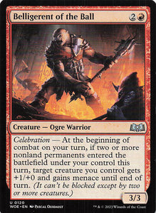Magic The Gathering: Wilds of Eldraine EN: #120 Belligerent of the Ball