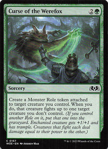 Magic The Gathering: Wilds of Eldraine EN: #167 Curse of the Werefox