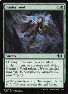 Magic The Gathering: Wilds of Eldraine EN: #186 Spider Food