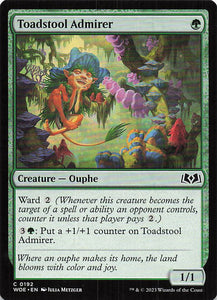 Magic The Gathering: Wilds of Eldraine EN: #192 Toadstool Admirer