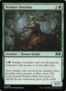 Magic The Gathering: Wilds of Eldraine EN: #196 Verdant Outrider
