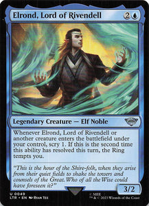 Magic The Gathering: The Lord of the Rings: Tales of Middle-Earth EN: #49 Elrond, Lord of Rivendell