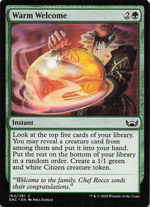 Magic The Gathering: Streets of New Capenna EN: #164 Warm Welcome