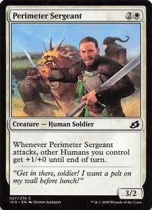 Magic The Gathering: Ikoria: Lair of Behemoth EN: #27 Perimeter Sergeant