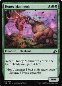 Magic The Gathering: Ikoria: Lair of Behemoth EN: #158 Honey Mammoth