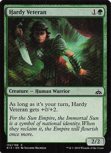 Magic The Gathering: Rivals of Ixalan EN: #132 Hardy Veteran