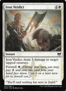Magic The Gathering: Kaldheim EN: #17 Iron Verdict