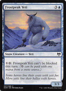 Magic The Gathering: Kaldheim EN: #57 Frostpeak Yeti