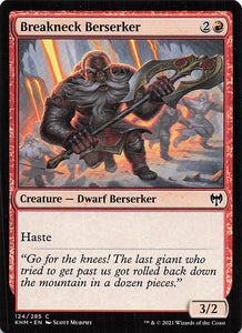 Magic The Gathering: Kaldheim EN: #124 Breakneck Berserker