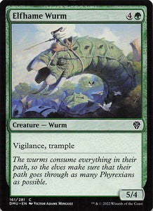 Magic The Gathering: Dominaria United EN: #161 Elfhame Wurm
