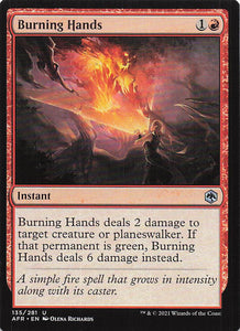 Magic The Gathering: Adventures in the Forgotten Realms: #135 Burning Hands