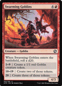 Magic The Gathering: Adventures in the Forgotten Realms EN: #162 Swarming Goblins