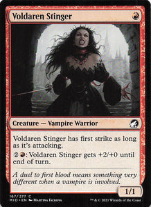 Magic The Gathering: Innistrad: Midnight Hunt EN: #167 Voldaren Stinger