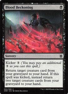 Magic The Gathering: Zendikar Rising EN: #92 Blood Beckoning
