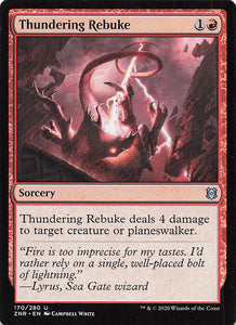 Magic The Gathering: Zendikar Rising EN: #170 Thundering Rebuke