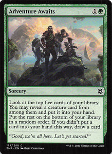 Magic The Gathering: Zendikar Rising EN: #177 Adventure Awaits