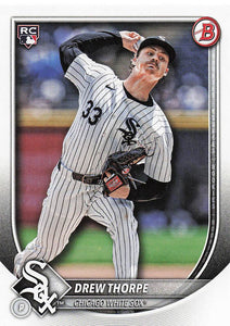 2025 Bowman Baseball Drew Thorpe #8 RC