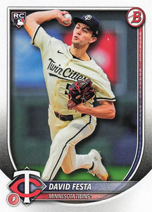 2025 Bowman Baseball David Festa #54 RC