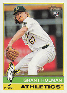 2025 Topps Heritage Baseball Grant Holman #40 RC