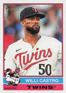 2025 Topps Heritage Baseball Willi Castro #73