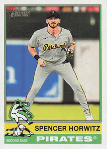 2025 Topps Heritage Baseball Spencer Horwitz #75