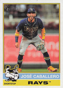 2025 Topps Heritage Baseball Jose Caballero #85