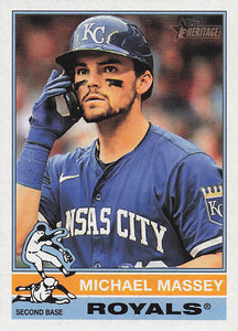 2025 Topps Heritage Baseball Michael Massey #99