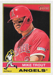 2025 Topps Heritage Baseball Mike Trout #119