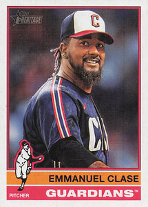 2025 Topps Heritage Baseball Emmanuel Clase #120