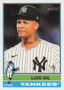 2025 Topps Heritage Baseball Luis Gil #142