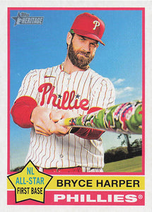 2025 Topps Heritage Baseball Bryce Harper #150