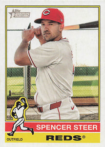 2025 Topps Heritage Baseball Spencer Steer #155