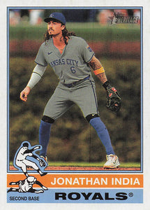 2025 Topps Heritage Baseball Jonathan India #156