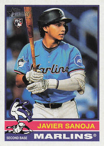 2025 Topps Heritage Baseball Javier Sanoja #167 RC