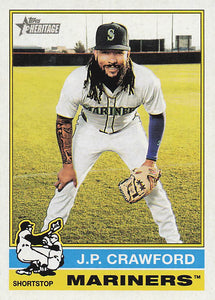 2025 Topps Heritage Baseball J.P. Crawford #171