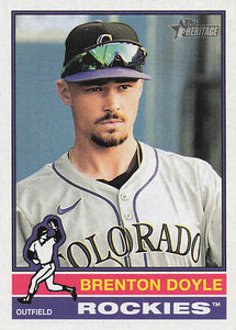 2025 Topps Heritage Baseball Brenton Doyle #175
