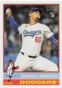 2025 Topps Heritage Baseball Edgardo Henriquez #180 RC