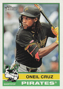 2025 Topps Heritage Baseball Oneil Cruz #183
