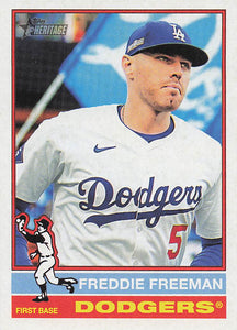 2025 Topps Heritage Baseball Freddie Freeman #206