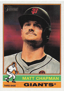 2025 Topps Heritage Baseball Matt Chapman #214