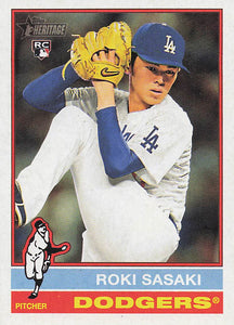 2025 Topps Heritage Baseball Roki Sasaki #224 RC