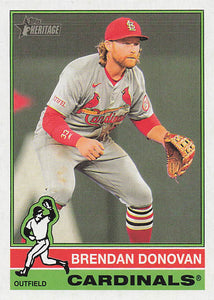 2025 Topps Heritage Baseball Brendan Donovan #225