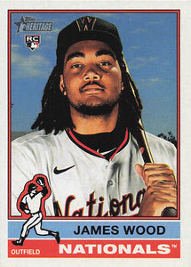 2025 Topps Heritage Baseball James Wood #231 RC